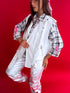 Faux leather vest "POP STAR" - WHITE CV2122
